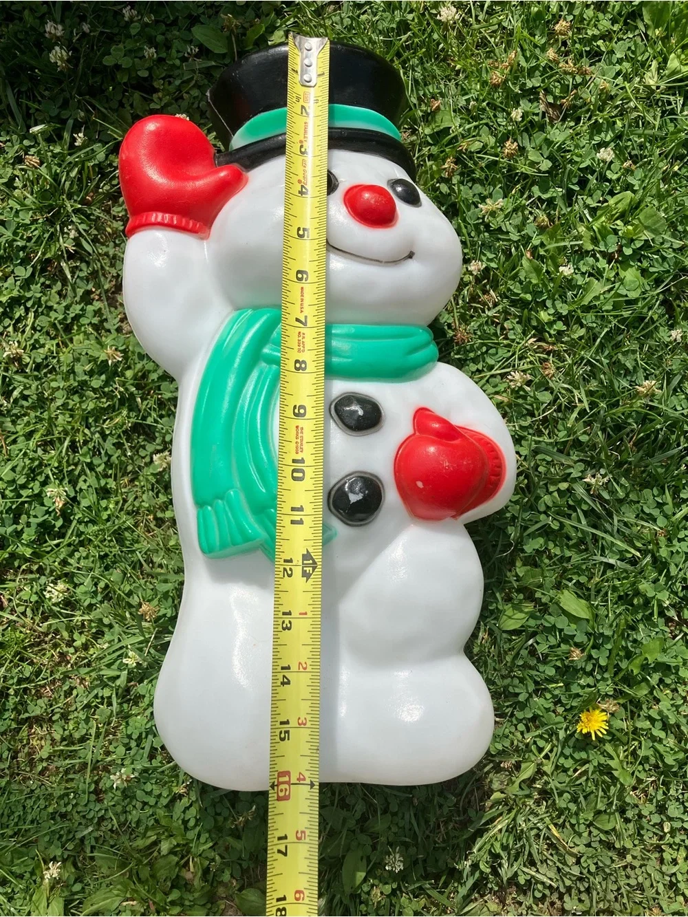 90’s Empire Blow Mold snowman decoration (no light)